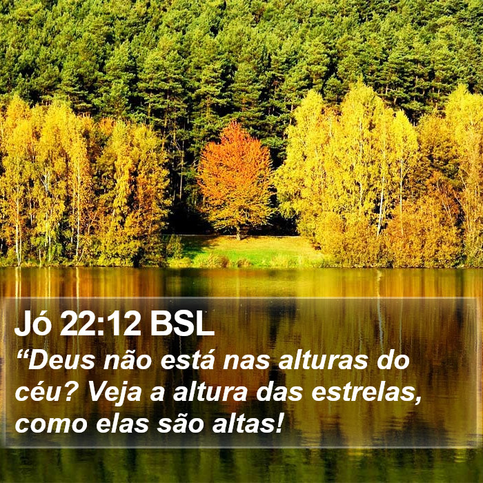 Jó 22:12 BSL Bible Study