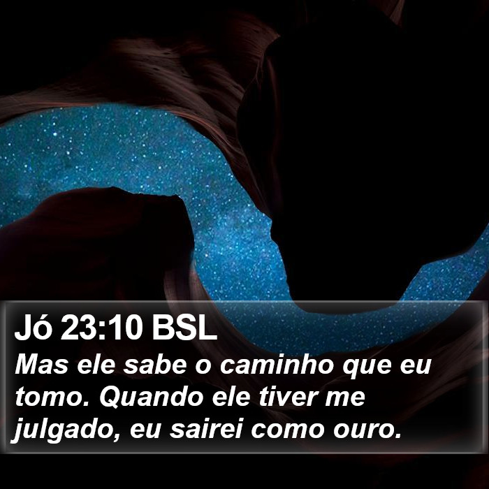 Jó 23:10 BSL Bible Study