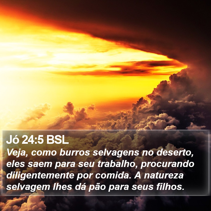 Jó 24:5 BSL Bible Study