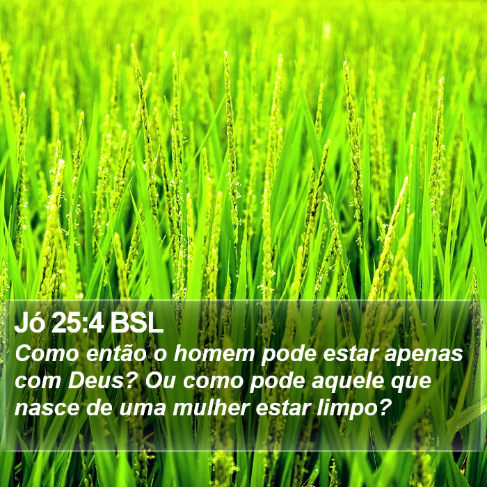 Jó 25:4 BSL Bible Study