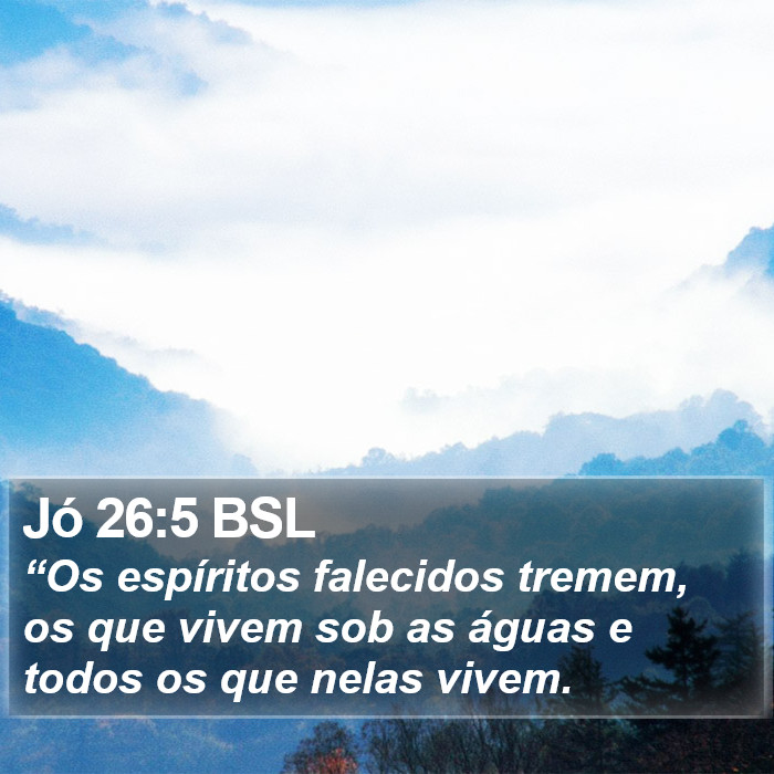 Jó 26:5 BSL Bible Study