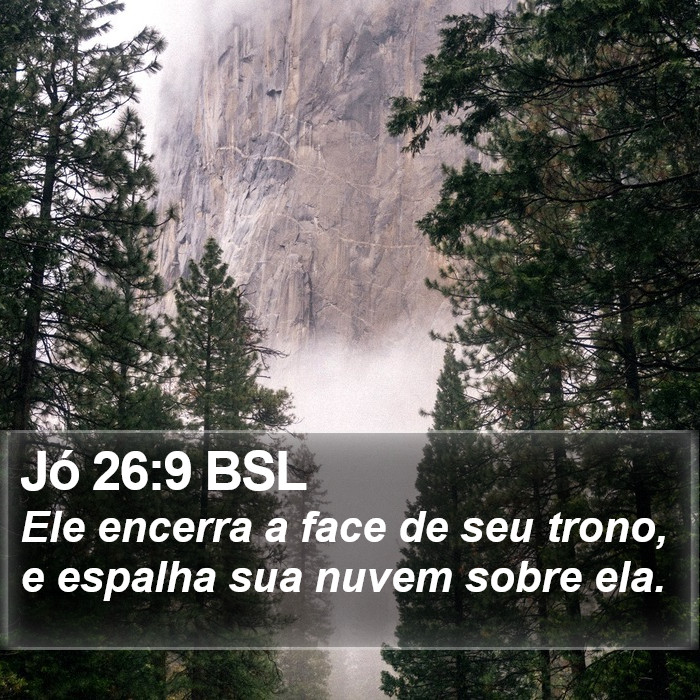 Jó 26:9 BSL Bible Study