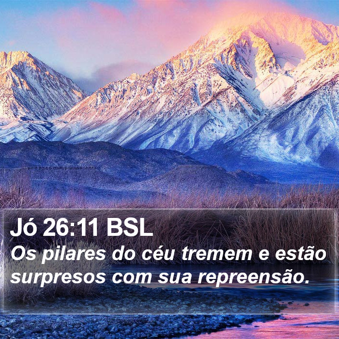 Jó 26:11 BSL Bible Study