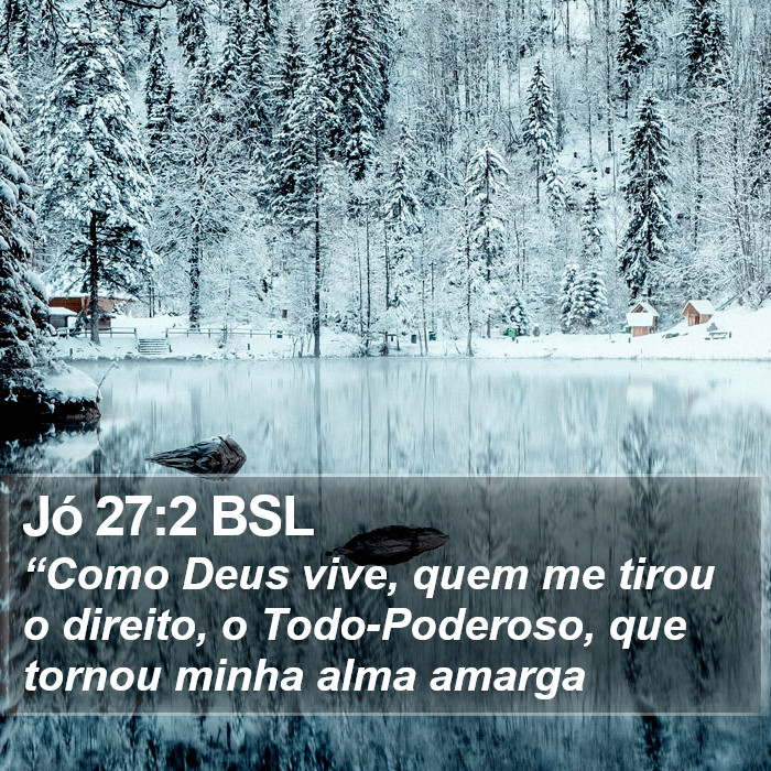 Jó 27:2 BSL Bible Study