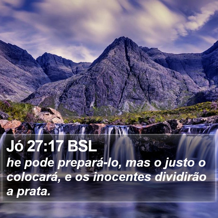 Jó 27:17 BSL Bible Study
