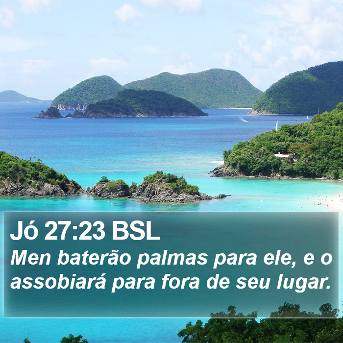 Jó 27:23 BSL Bible Study