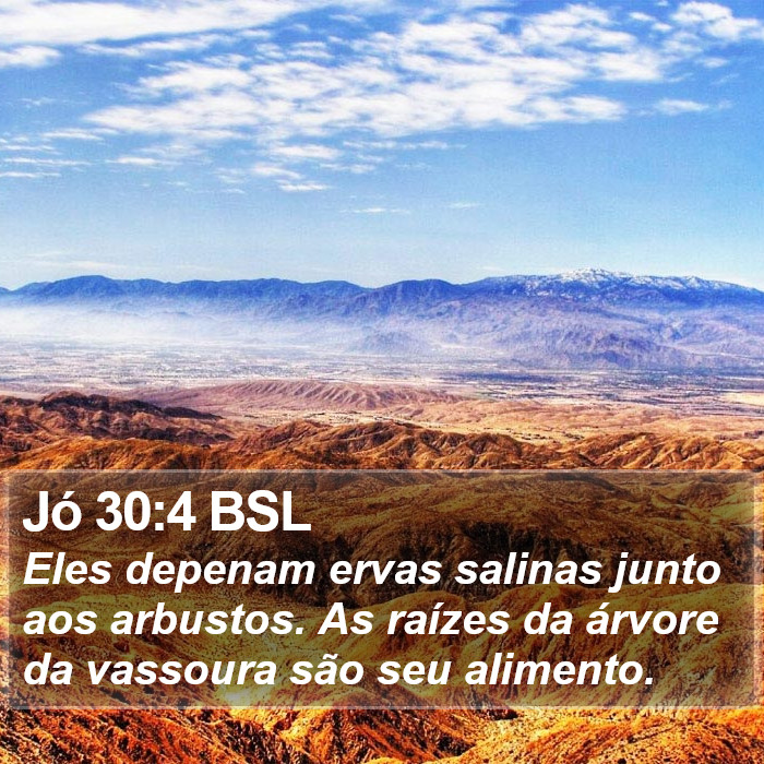 Jó 30:4 BSL Bible Study