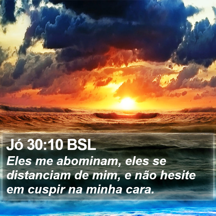 Jó 30:10 BSL Bible Study