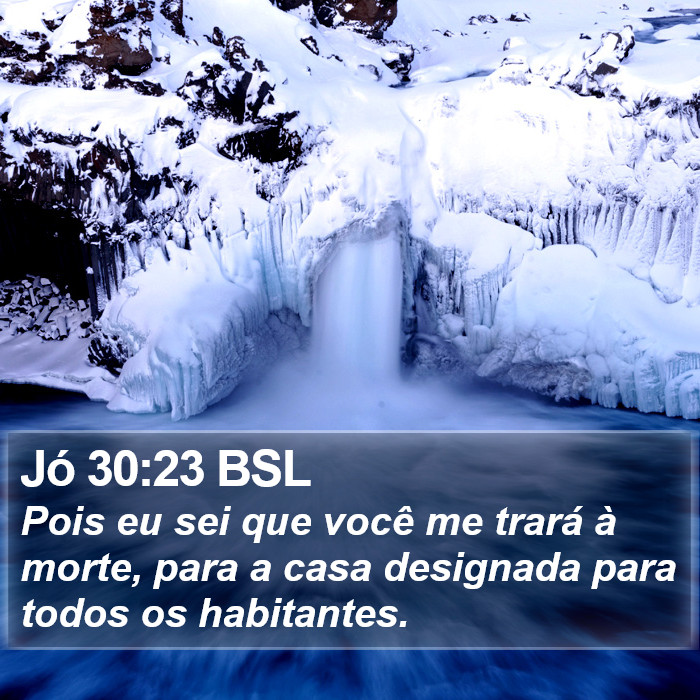 Jó 30:23 BSL Bible Study