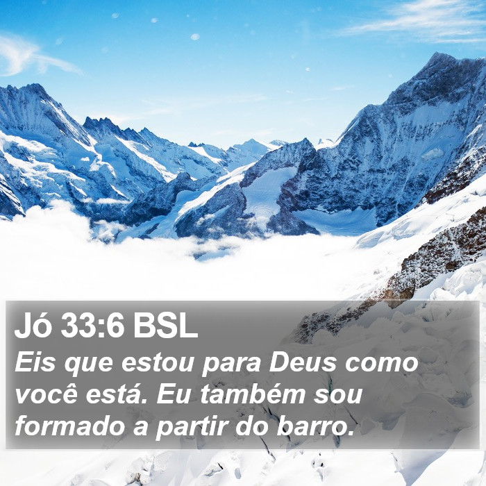 Jó 33:6 BSL Bible Study