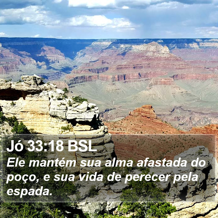 Jó 33:18 BSL Bible Study