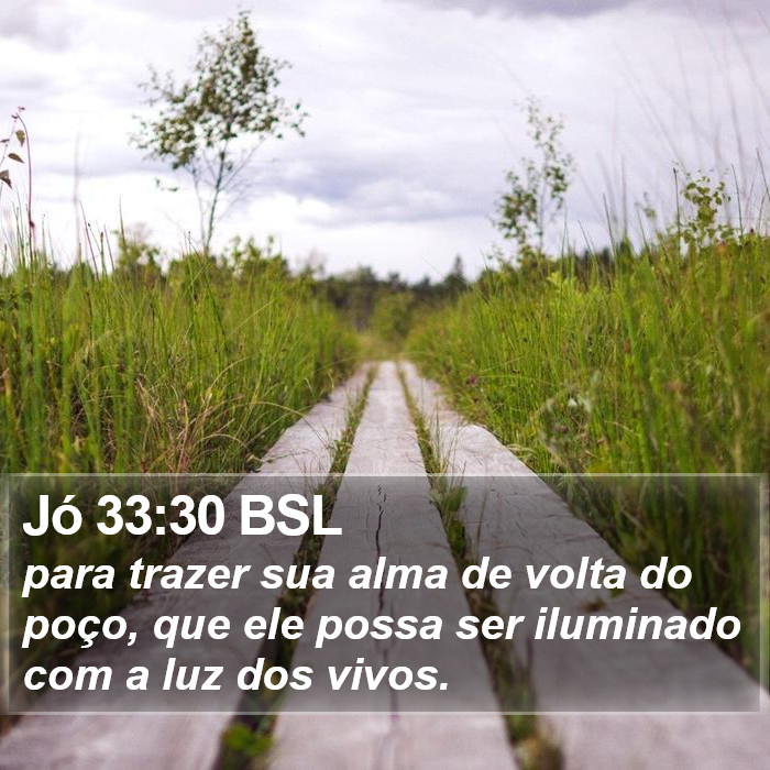 Jó 33:30 BSL Bible Study