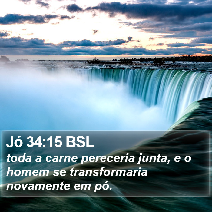 Jó 34:15 BSL Bible Study