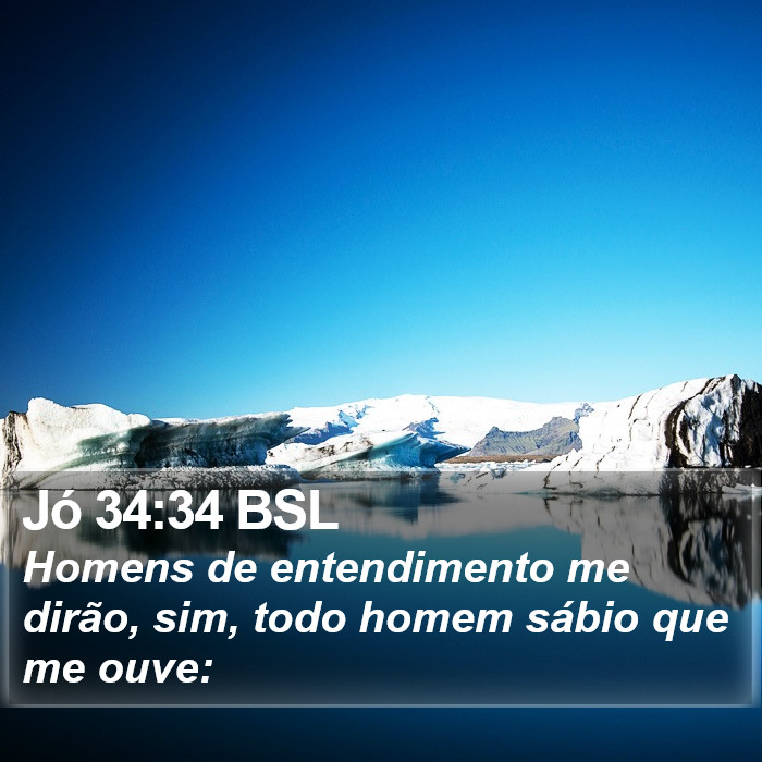 Jó 34:34 BSL Bible Study