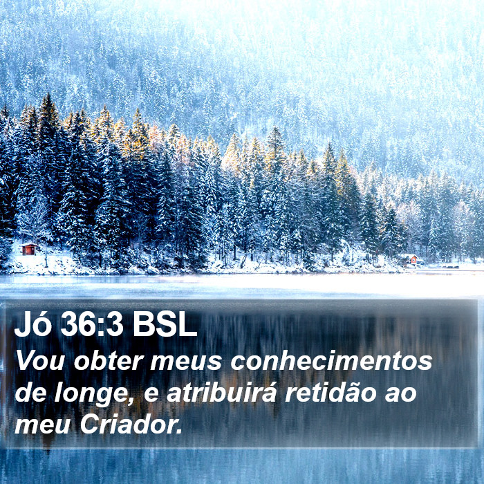 Jó 36:3 BSL Bible Study