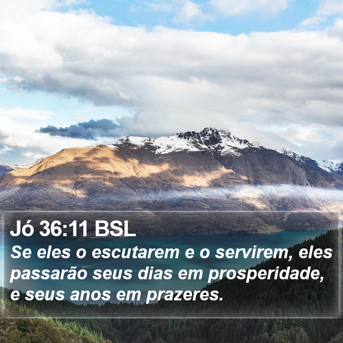 Jó 36:11 BSL Bible Study