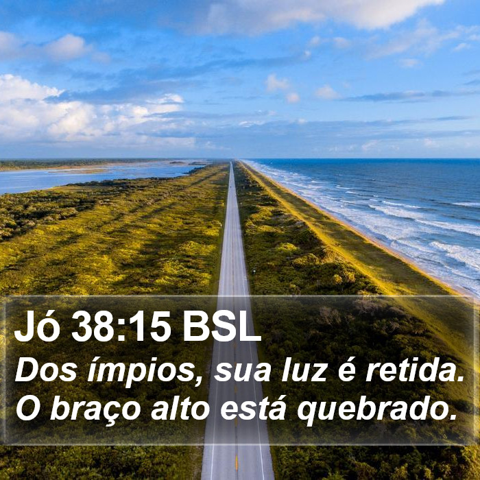 Jó 38:15 BSL Bible Study