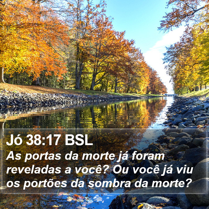 Jó 38:17 BSL Bible Study