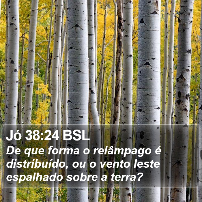 Jó 38:24 BSL Bible Study