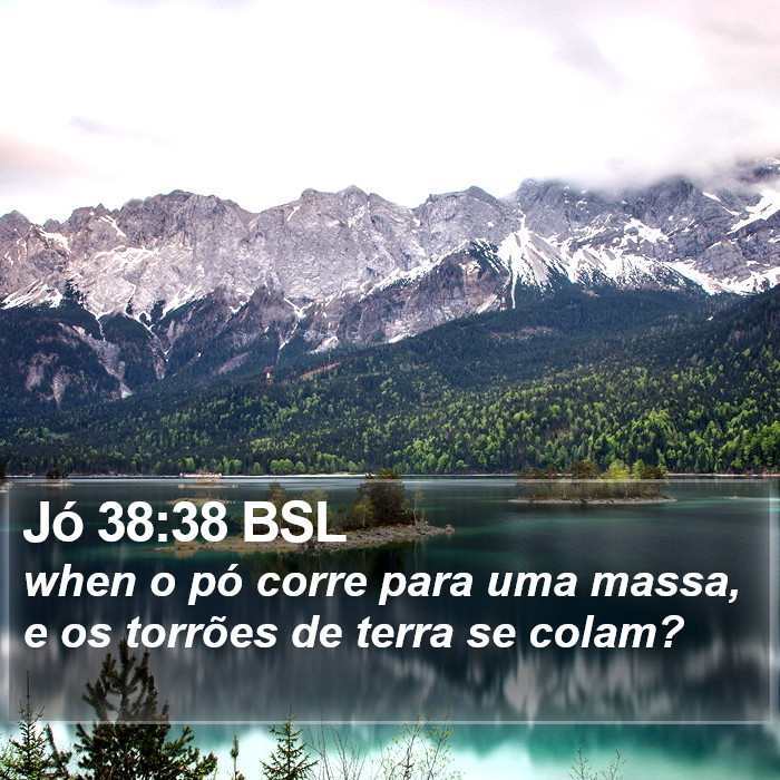 Jó 38:38 BSL Bible Study