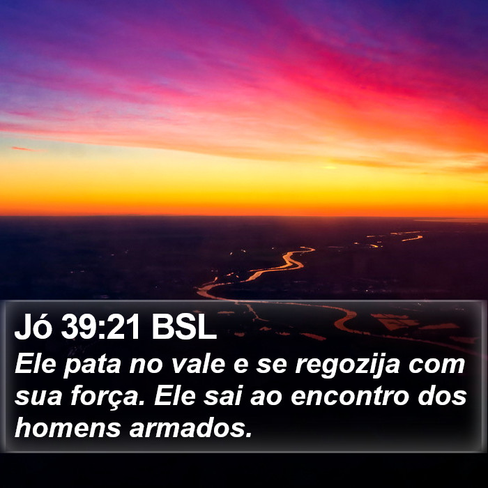 Jó 39:21 BSL Bible Study