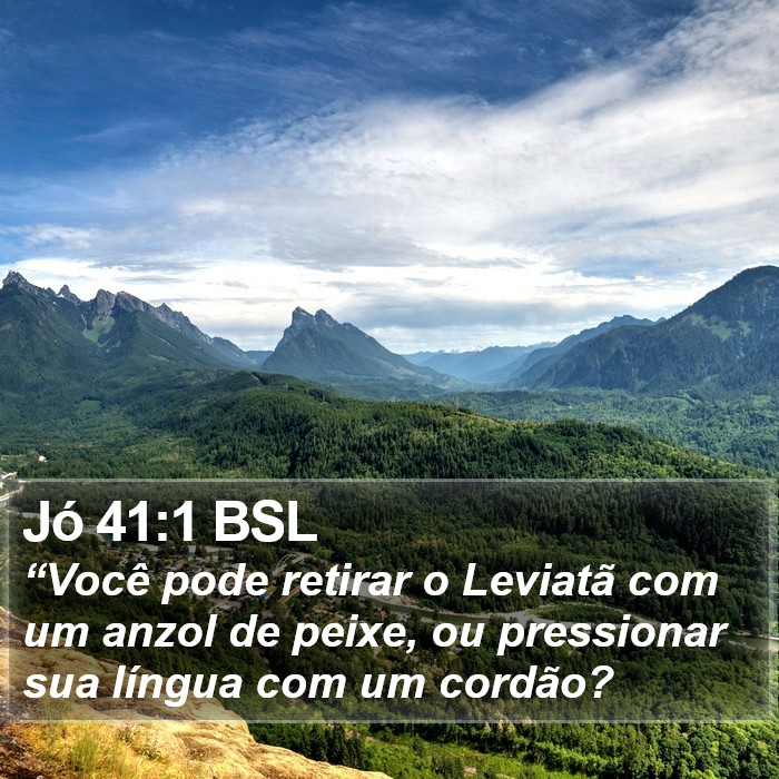 Jó 41:1 BSL Bible Study