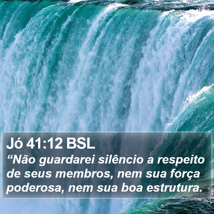 Jó 41:12 BSL Bible Study