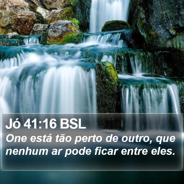 Jó 41:16 BSL Bible Study