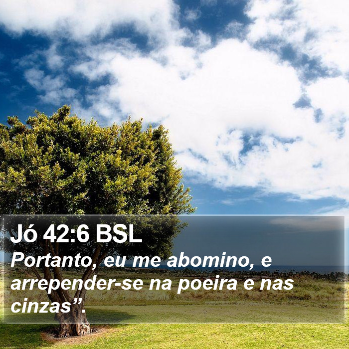 Jó 42:6 BSL Bible Study