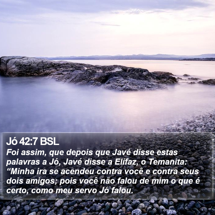 Jó 42:7 BSL Bible Study