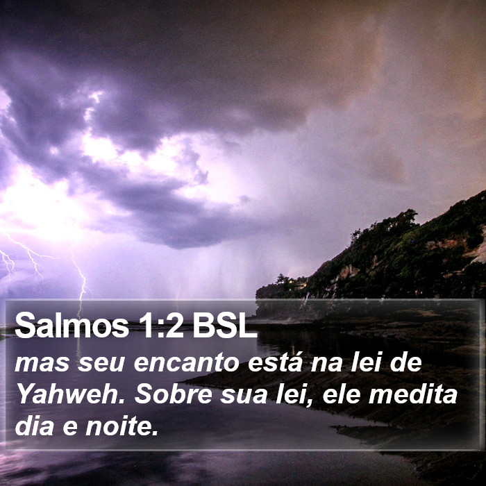 Salmos 1:2 BSL Bible Study