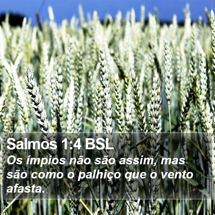 Salmos 1:4 BSL Bible Study