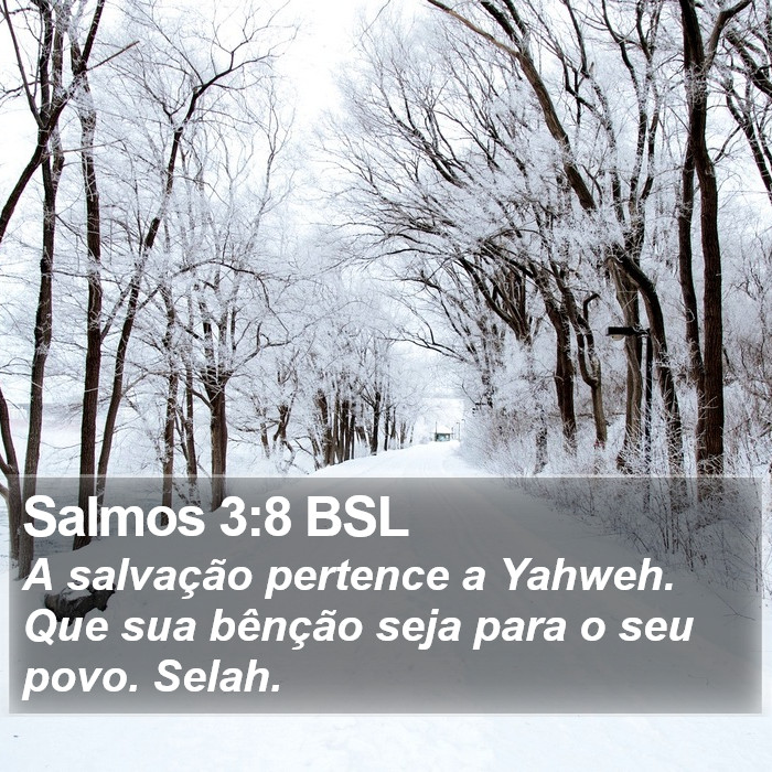 Salmos 3:8 BSL Bible Study