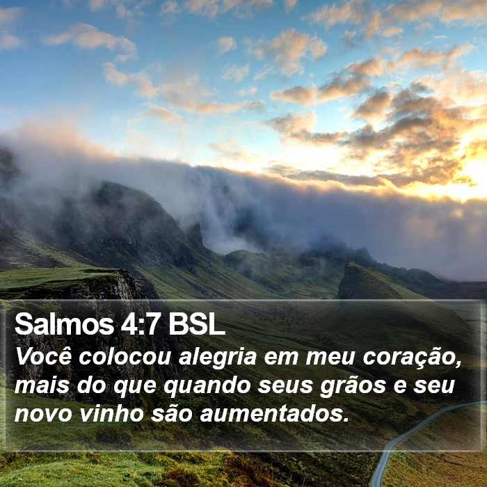 Salmos 4:7 BSL Bible Study