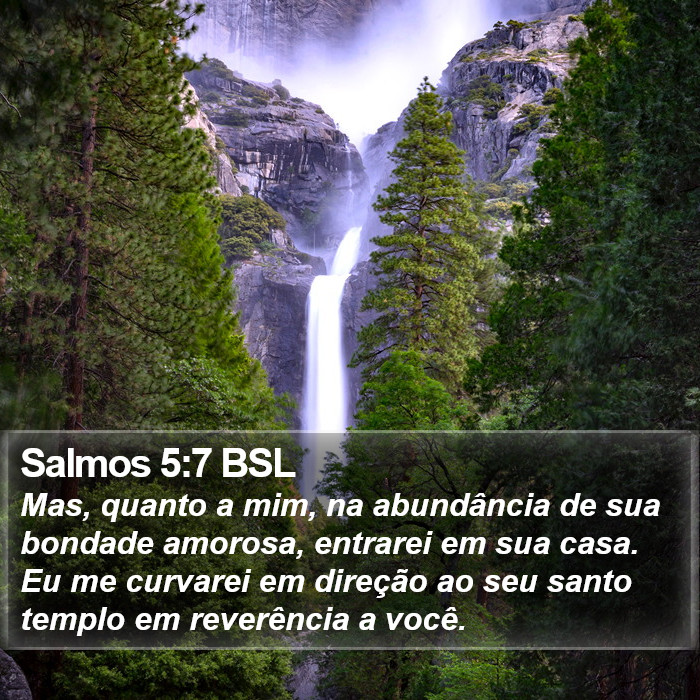 Salmos 5:7 BSL Bible Study