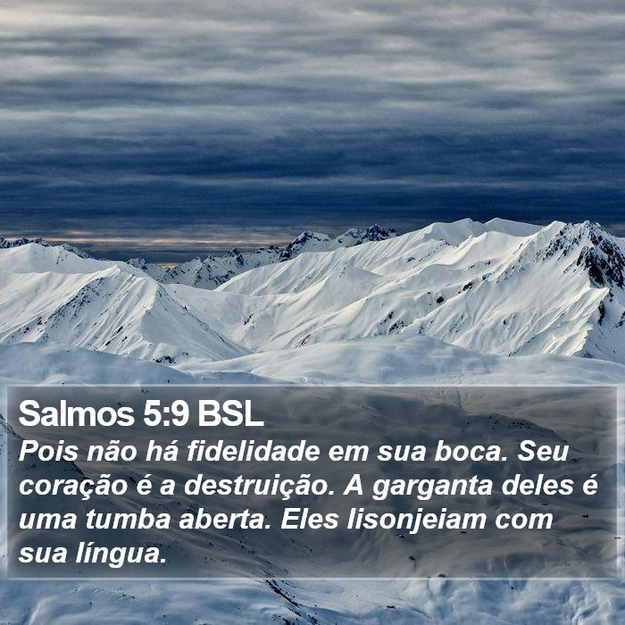 Salmos 5:9 BSL Bible Study