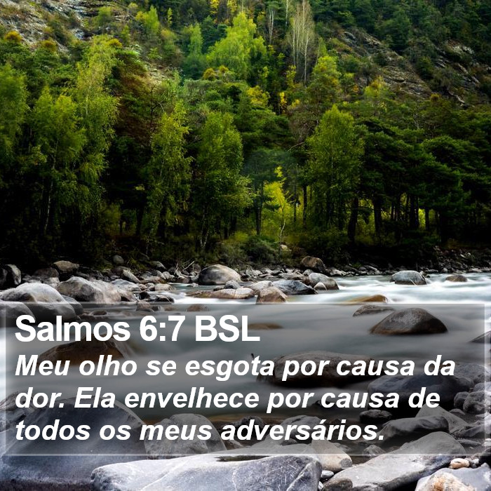 Salmos 6:7 BSL Bible Study