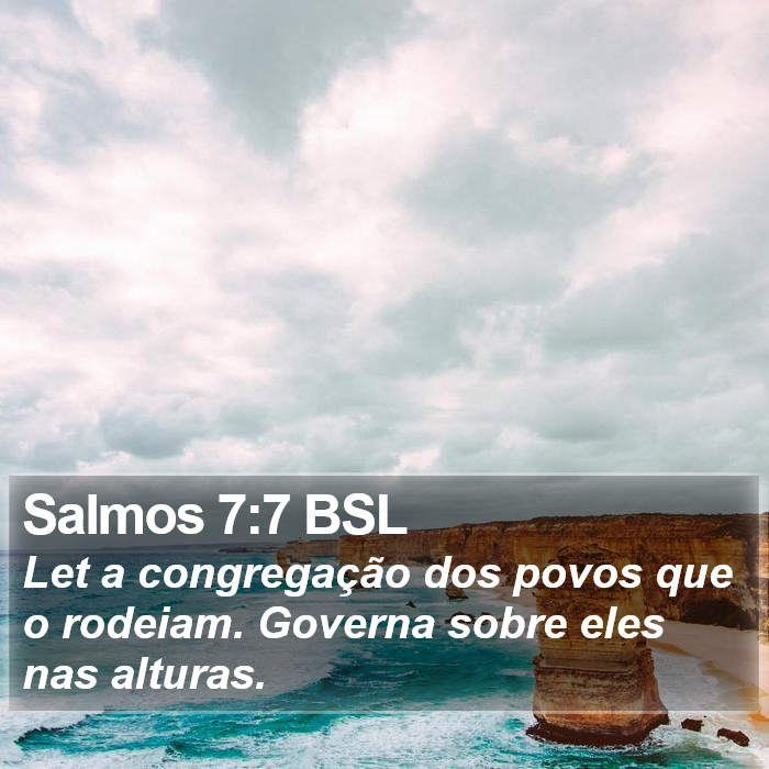 Salmos 7:7 BSL Bible Study