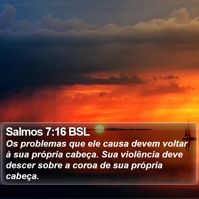 Salmos 7:16 BSL Bible Study