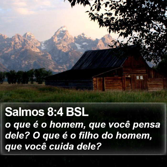 Salmos 8:4 BSL Bible Study