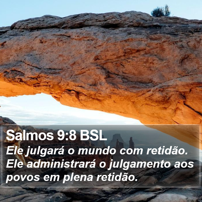 Salmos 9:8 BSL Bible Study