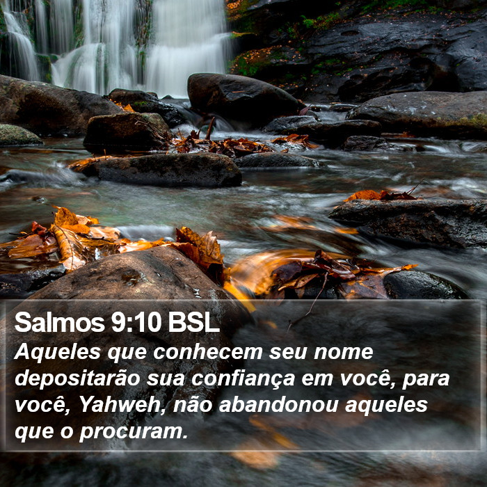 Salmos 9:10 BSL Bible Study