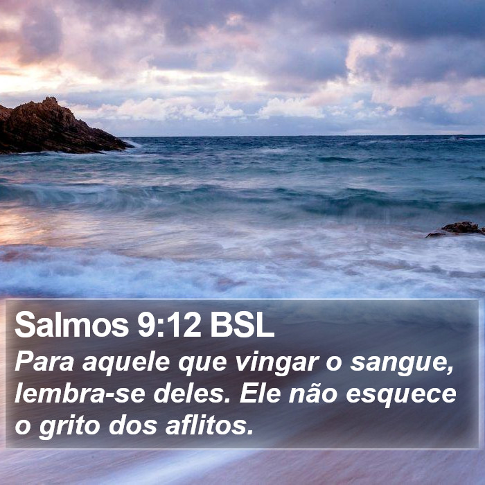 Salmos 9:12 BSL Bible Study