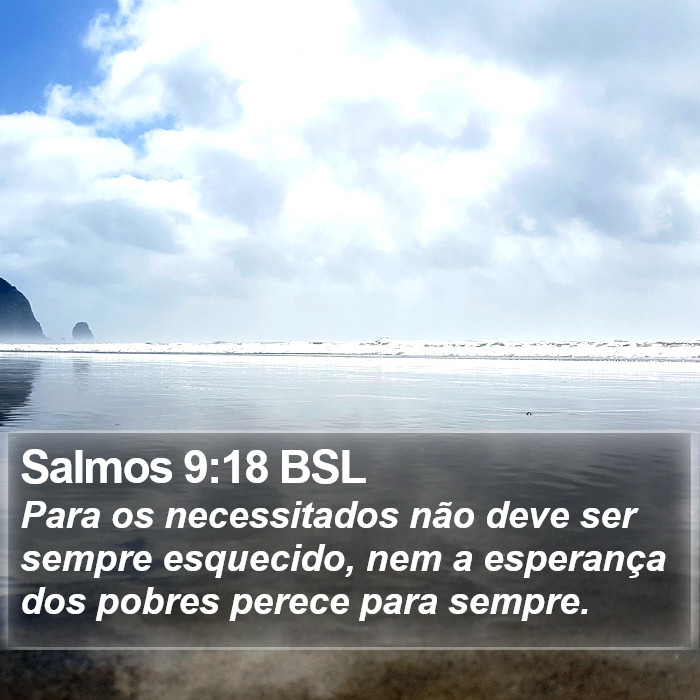 Salmos 9:18 BSL Bible Study