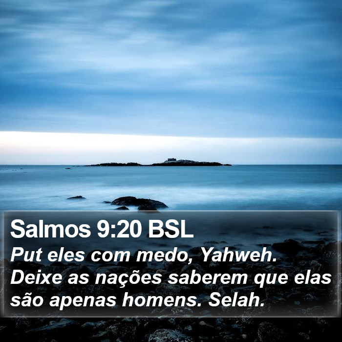 Salmos 9:20 BSL Bible Study