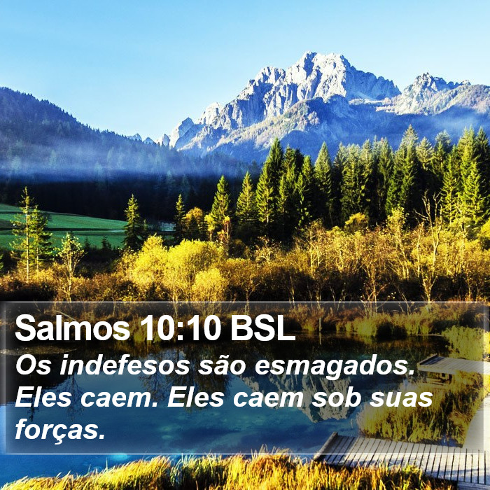 Salmos 10:10 BSL Bible Study