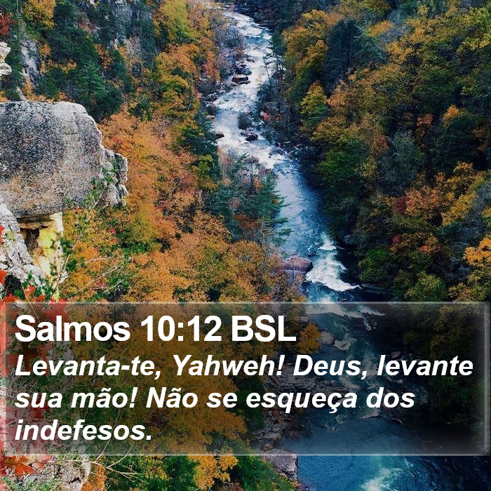 Salmos 10:12 BSL Bible Study