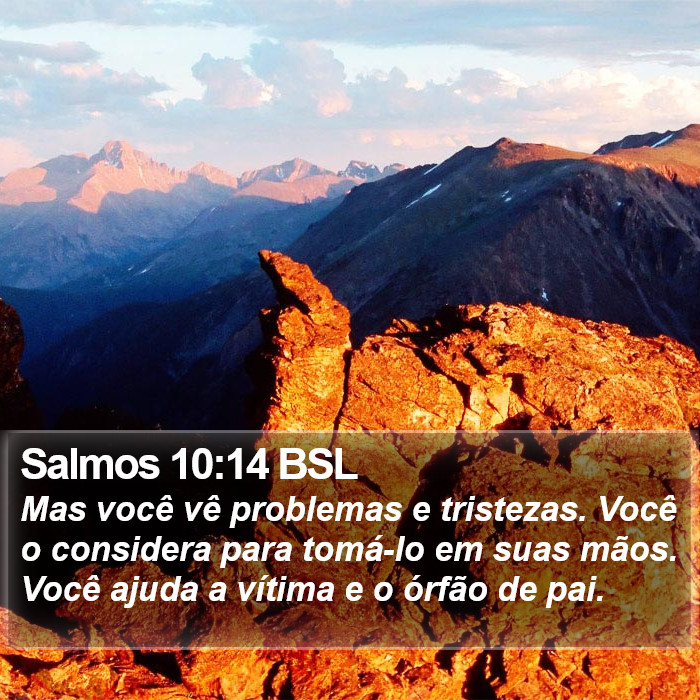 Salmos 10:14 BSL Bible Study