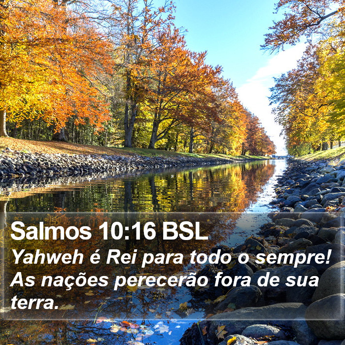 Salmos 10:16 BSL Bible Study