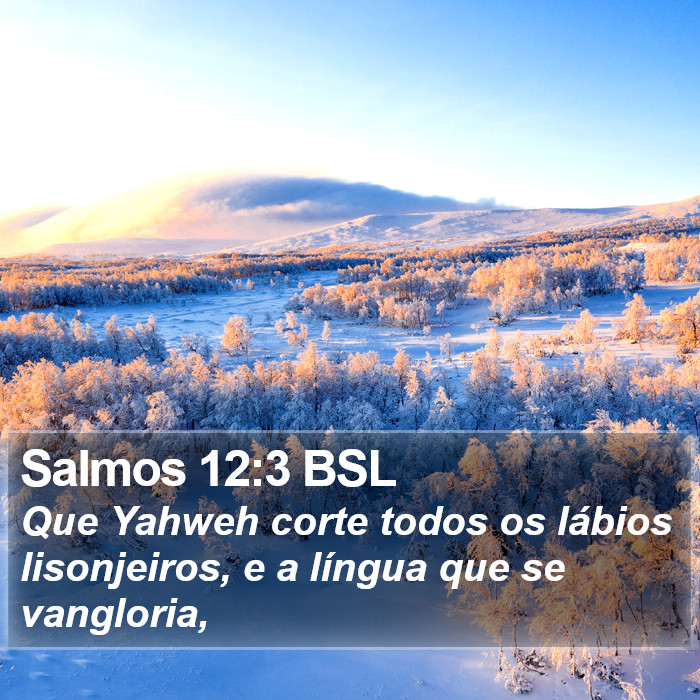 Salmos 12:3 BSL Bible Study